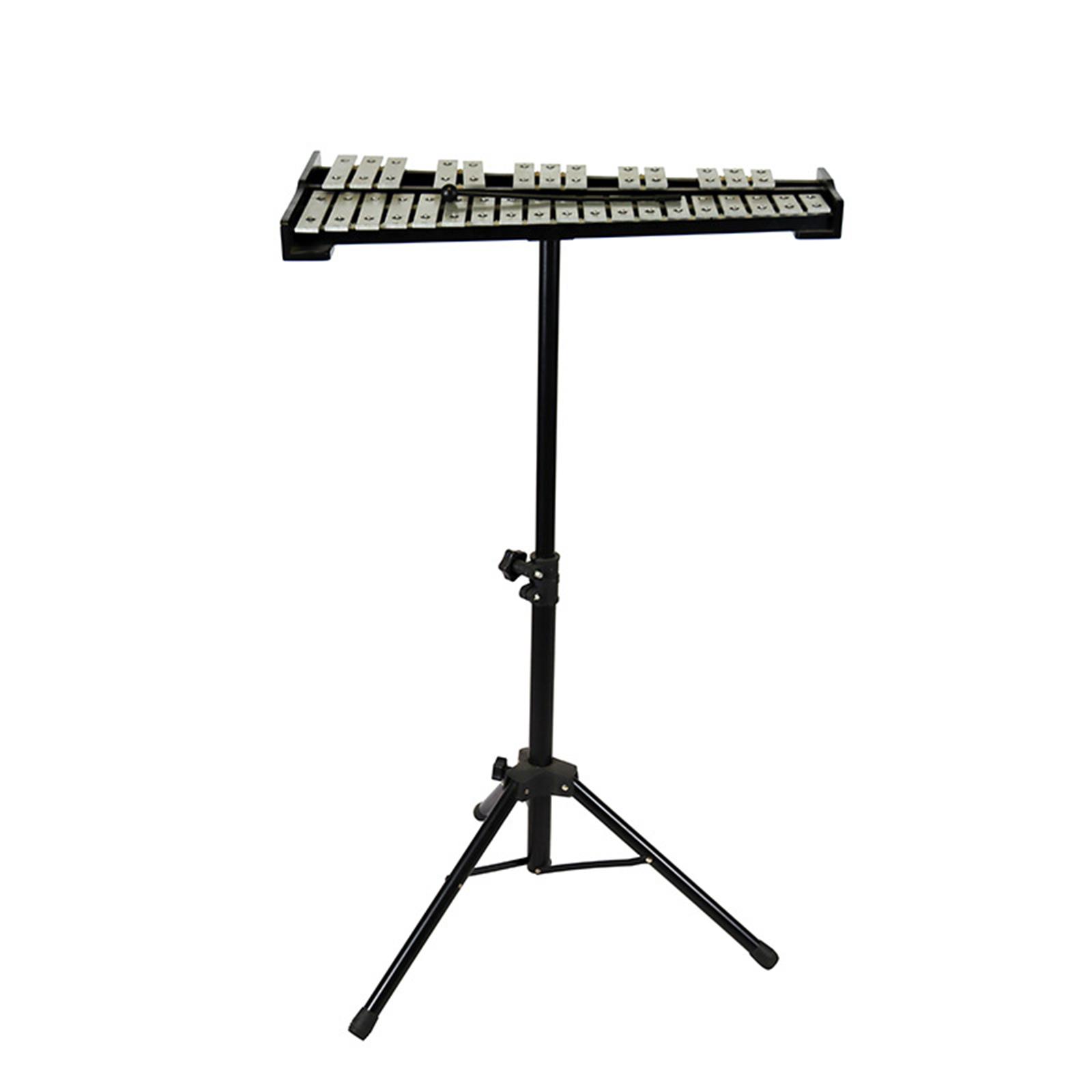 Musical Instrument Glockenspiel - ไซโลโฟนแบบพกพา 32 โน้ต พร้อมระฆังโลหะและไม้ตี รวมถึงกระเป๋าสำหรับใช้ในชั้นเรียนดนตรี