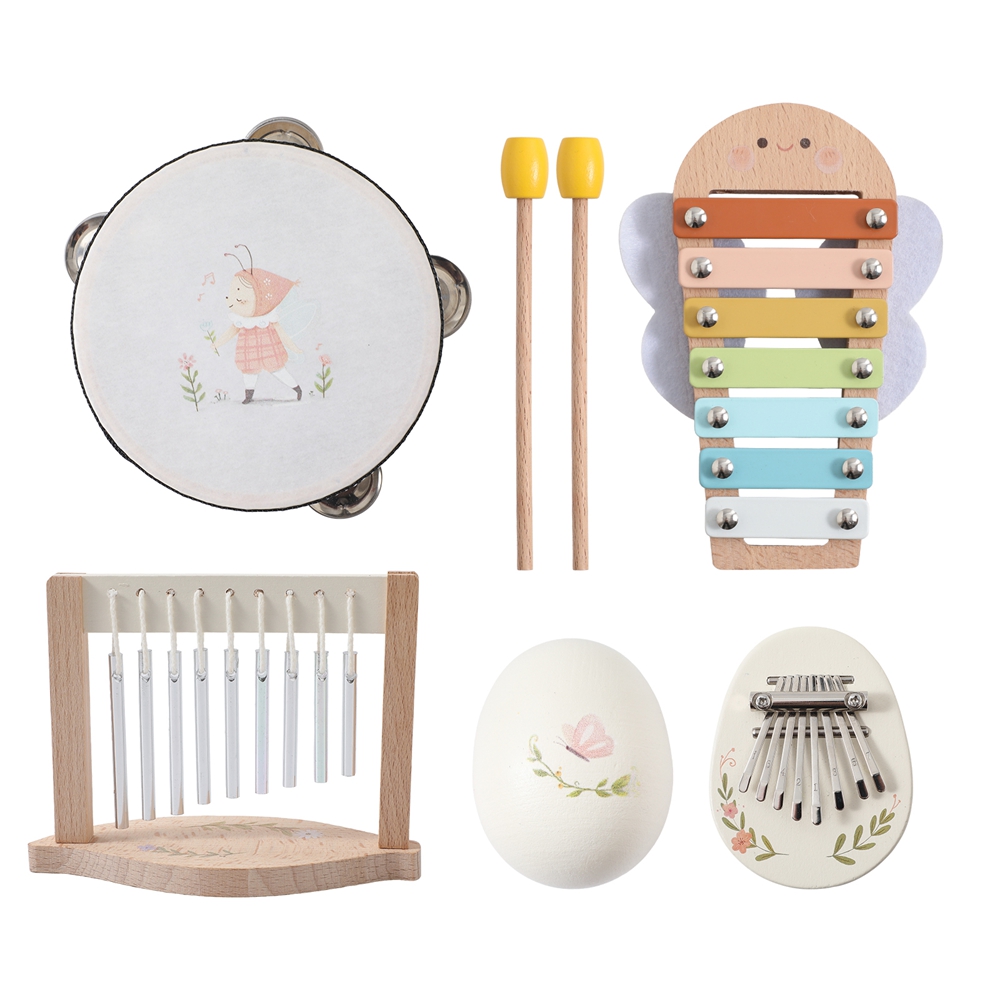 Musical Instrument Drawing - ของเล่นดนตรีเด็ก ของเล่นไม้มอนเตสซอรี่ เครื่องดนตรีเด็ก กระรอกมาราคัส กลอง ไซโลโฟน