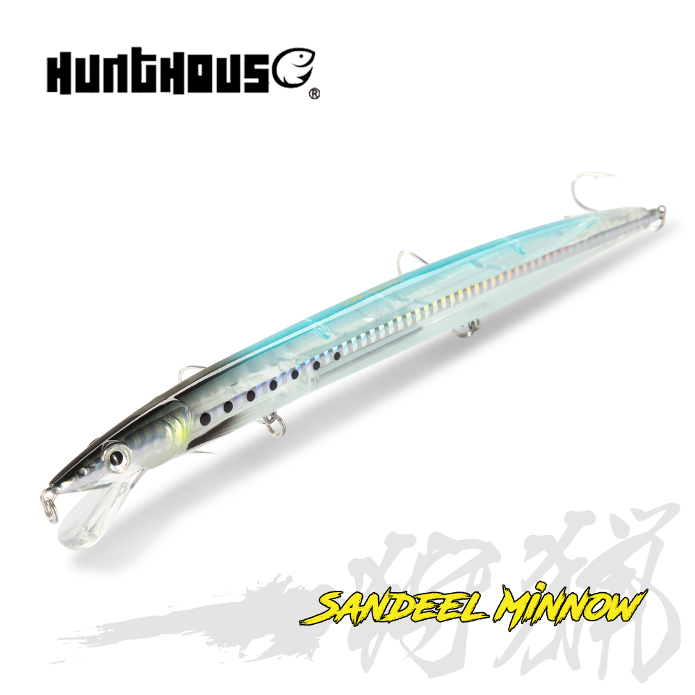 Rain Stick Percussion - Hunthouse Sandeel Minnow Lures 143 มม./14g