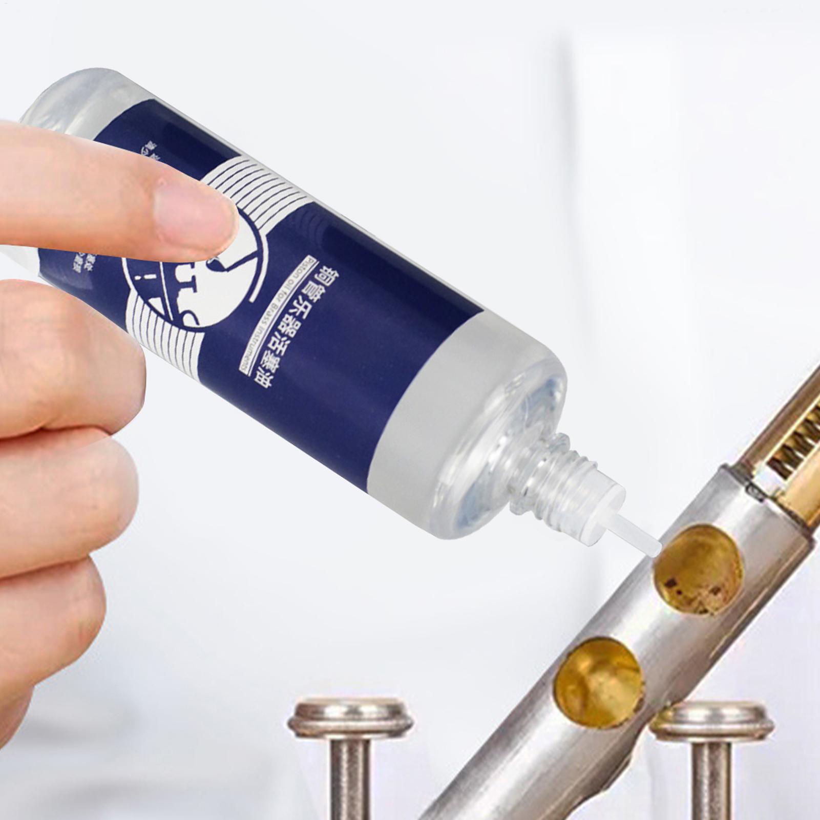 Musical Instrument French - น้ำมันหล่อลื่นวาล์ว 100 มล. สำหรับเครื่องดนตรีทองเหลือง เช่น ทรัมเป็ต