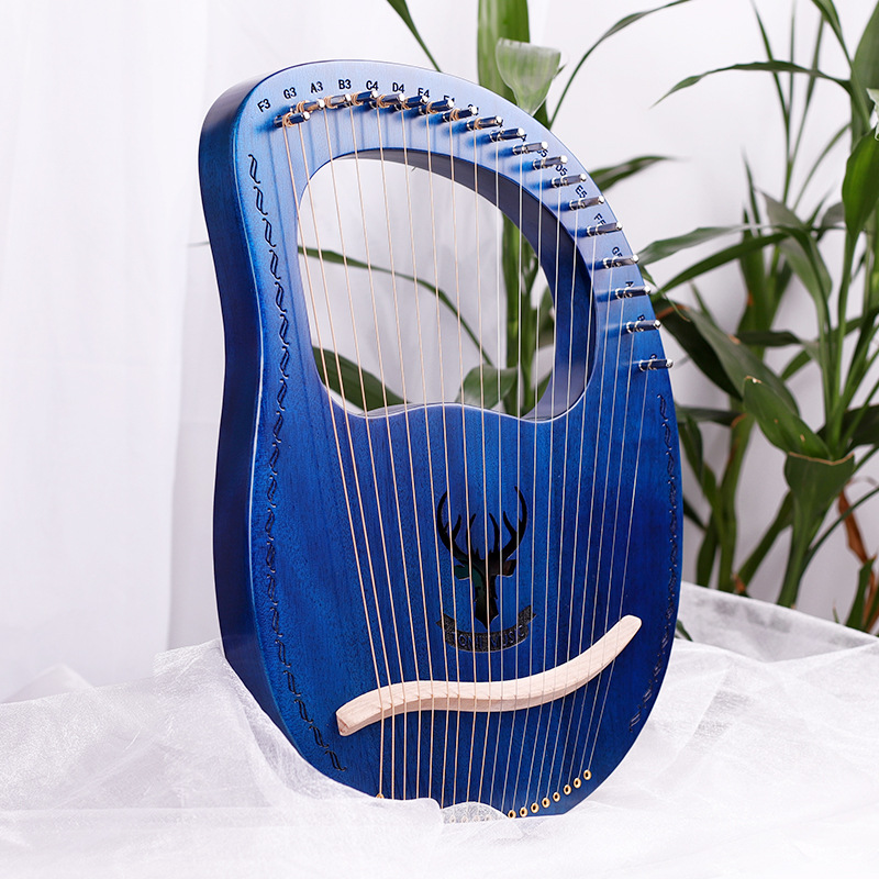 Musical Instrument Easy To Learn - เปียโน Leia 19 สายพิณขนาดเล็กสําหรับผู้เริ่มต้นเปียโนลีร่าตัวน้อยเครื่องดนตรีขนาดเล็กแบบพกพาและเรียนรู้ง่าย