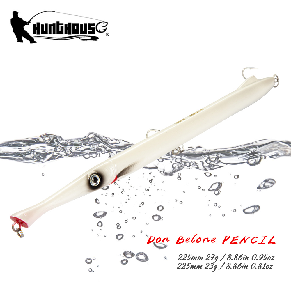Rain Stick Percussion - เหยื่อปลอม Hunthouse แบบดินสอ 225 มม. แบบจมน้ำ