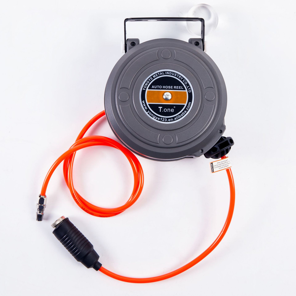 Cajon Box Drum - ที่เก็บสายยางอัตโนมัติแบบม้วนเก็บได้ ขนาด 6 มม. สำหรับล้างรถ รดน้ำต้นไม้