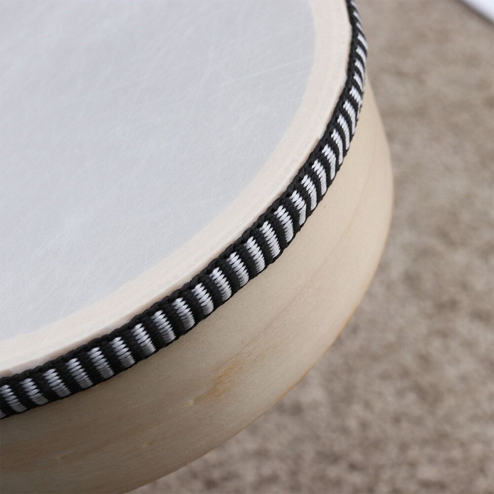 กลองไม้ของเล่น ขนาด 4/6/8/10 น - Musical Instrument With Hand บทวิจารณ์และราคา