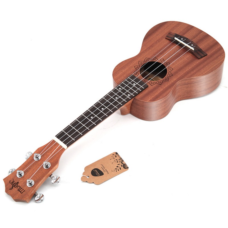 อูคูเลเล่ 21 นิ้ว ลายหัวใจหลาย - Musical Instrument Hawaii บทวิจารณ์และราคา