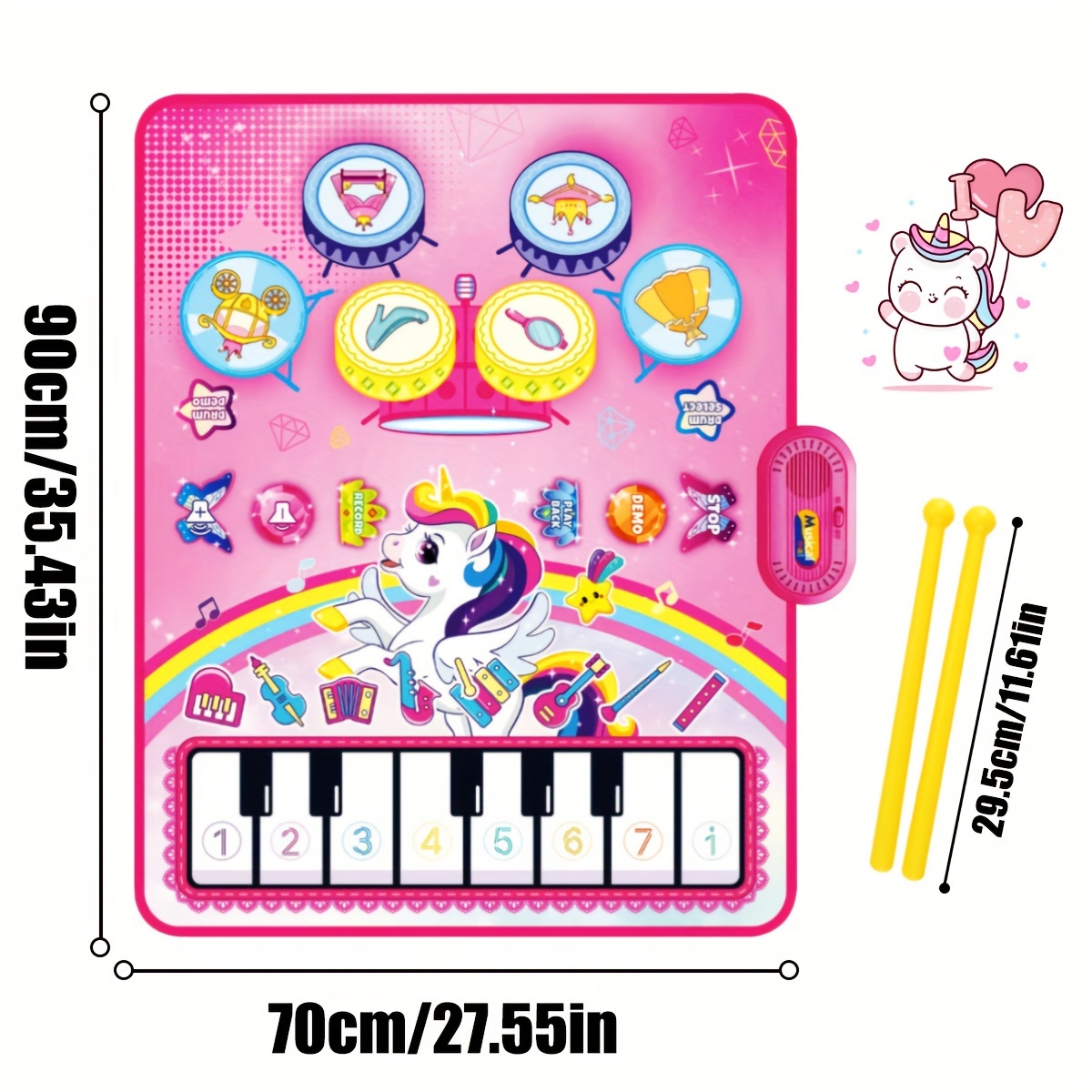 ไม้ตีระฆังคุณภาพพรีเมียม 1 คู่ - Musical Instrument Glockenspiel บทวิจารณ์และราคา