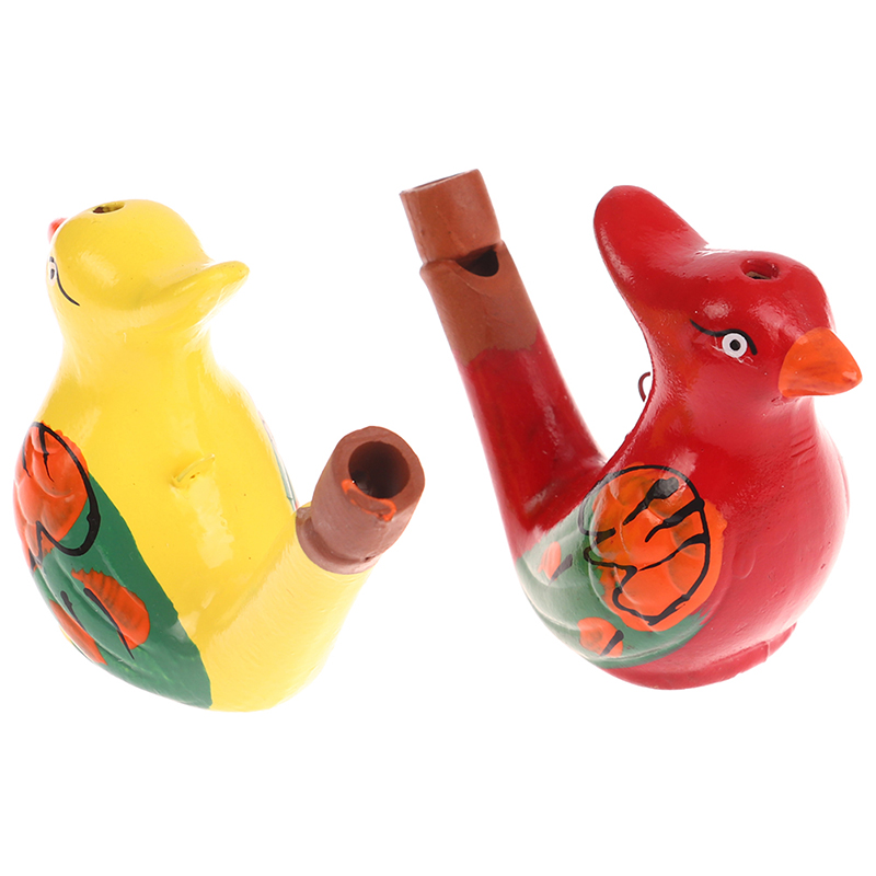นกหวีดน้ำรูปนกหลากสีสำหรับเด็ก - Musical Instrument Drawing บทวิจารณ์และราคา