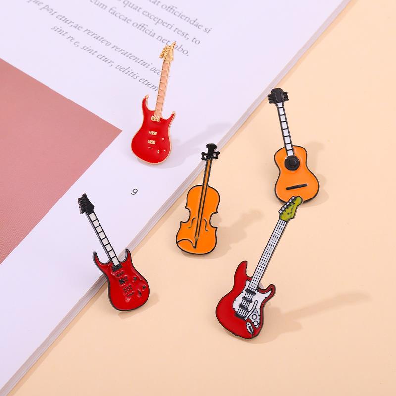 Pins Custom กีตาร์เบสเข็มกลัดเ - Musical Instrument Symbols บทวิจารณ์และราคา