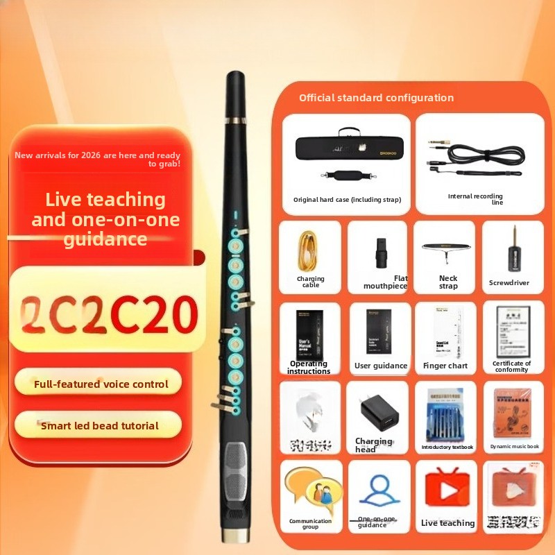 C20 แซกโซโฟนไฟฟ้าอัจฉริยะระดับ - Musical Instrument You Blow บทวิจารณ์และราคา