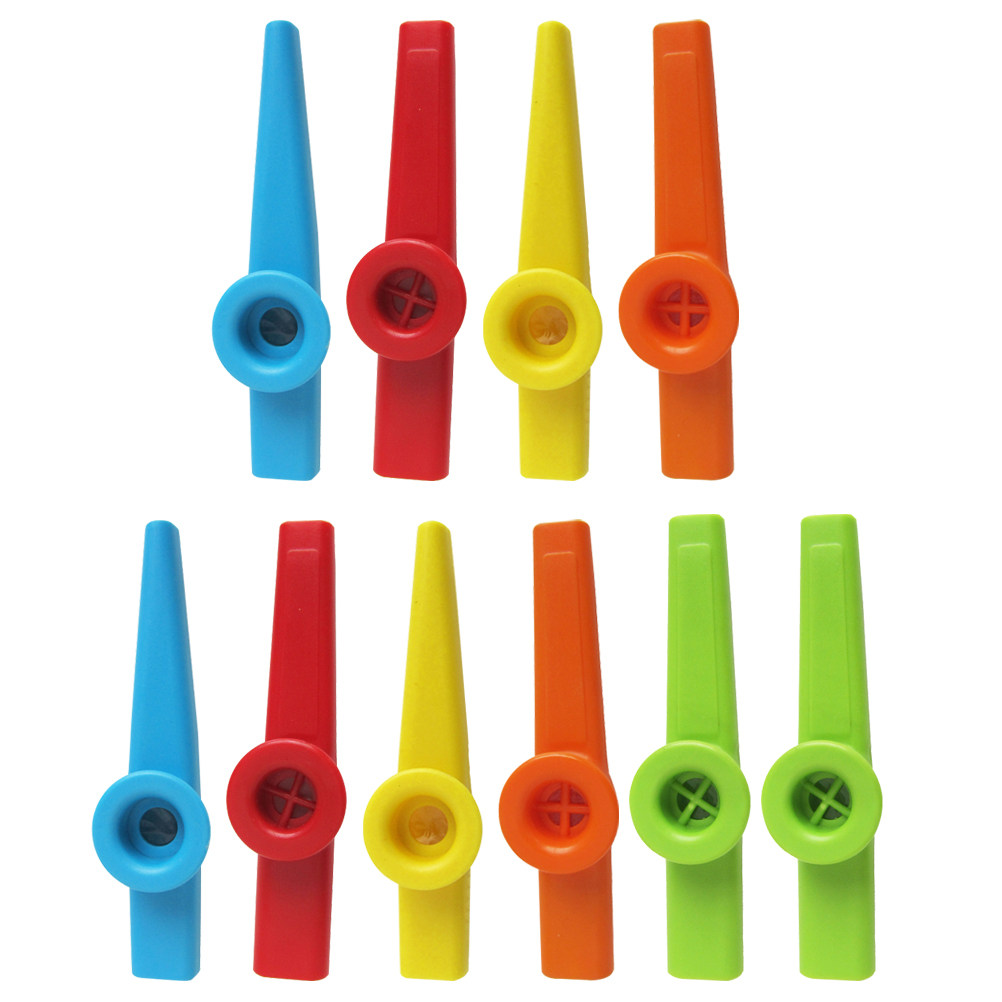 คาซู 10 ชิ้น เครื่องดนตรีพลาสต - Musical Instrument Easy To Learn บทวิจารณ์และราคา