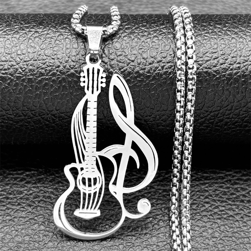 Hiphop กีตาร์ไฟฟ้าเพลงสร้อยคอจ - Musical Instrument Symbols บทวิจารณ์และราคา