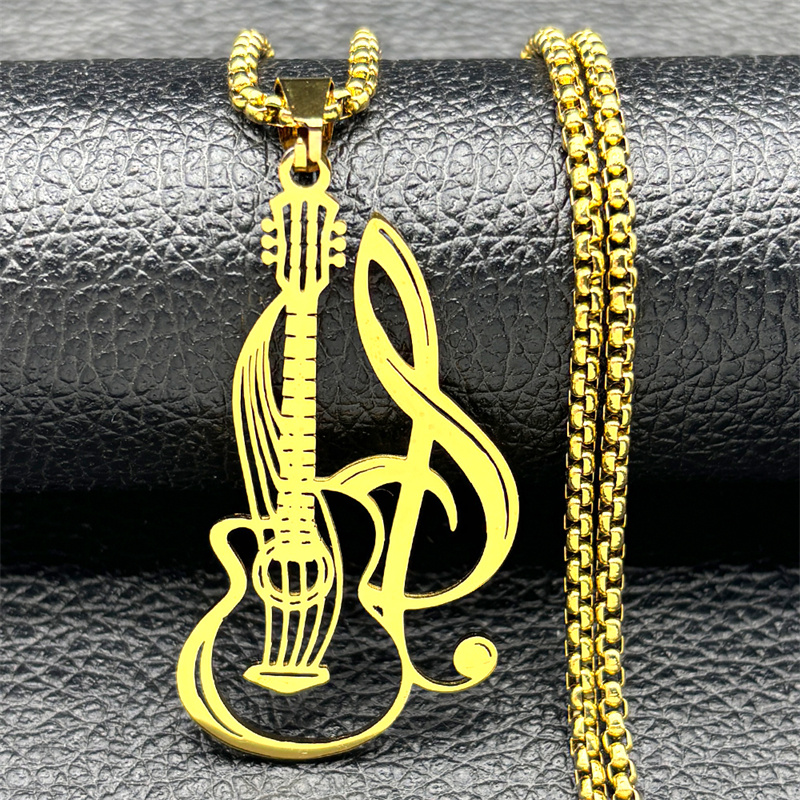 Hiphop กีตาร์ไฟฟ้าเพลงสร้อยคอจ - Musical Instrument Symbols บทวิจารณ์และราคา
