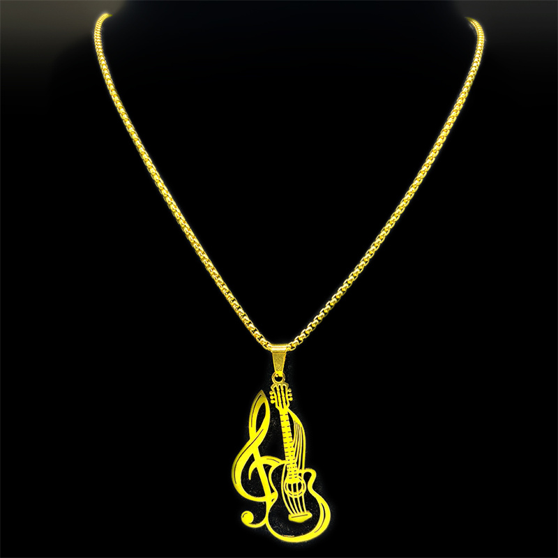 Hiphop กีตาร์ไฟฟ้าเพลงสร้อยคอจ - Musical Instrument Symbols บทวิจารณ์และราคา