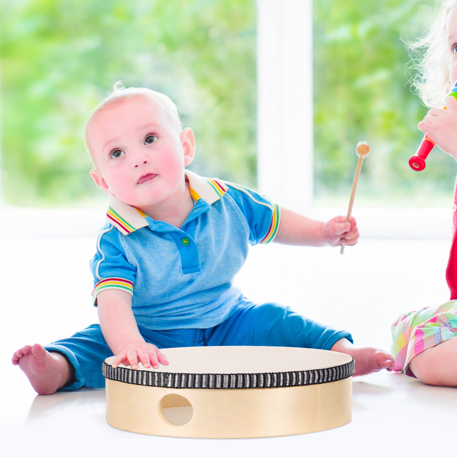 ชุดกลองมือสำหรับเด็ก 6 ชิ้น ขน - Musical Instrument With Hand บทวิจารณ์และราคา