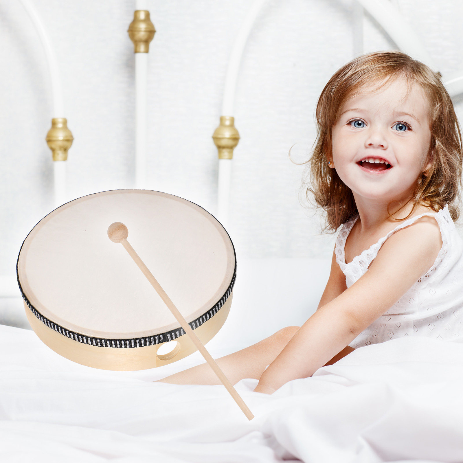 ชุดกลองมือสำหรับเด็ก 6 ชิ้น ขน - Musical Instrument With Hand บทวิจารณ์และราคา