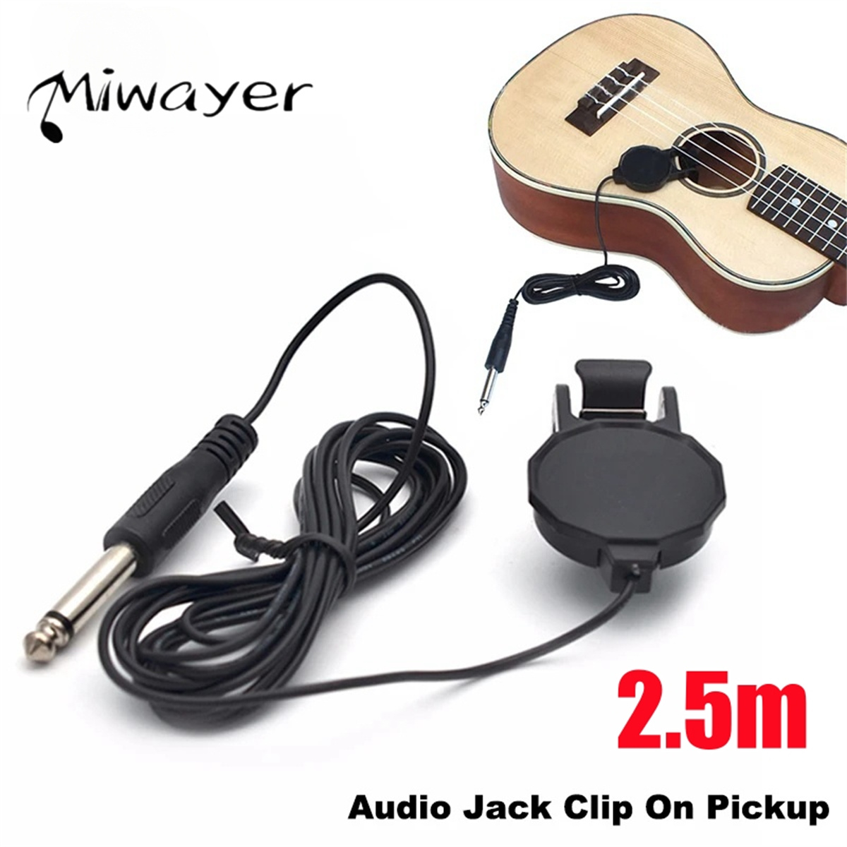 แจ็คเสียงคลิปบน Pickup สําหรับ - Violin Musical Instrument บทวิจารณ์และราคา