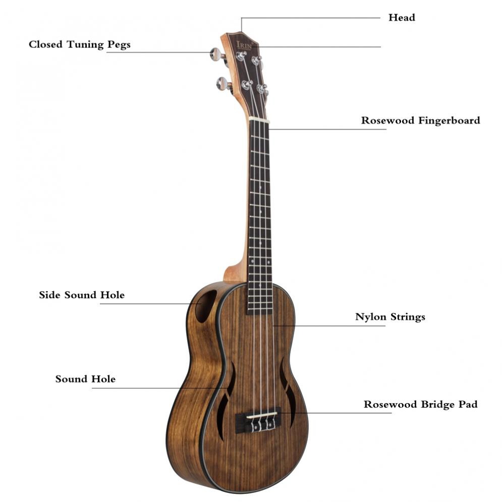 1 PC Ukulele 23/26 นิ้วคอนเสิร - Musical Instrument Hawaii บทวิจารณ์และราคา