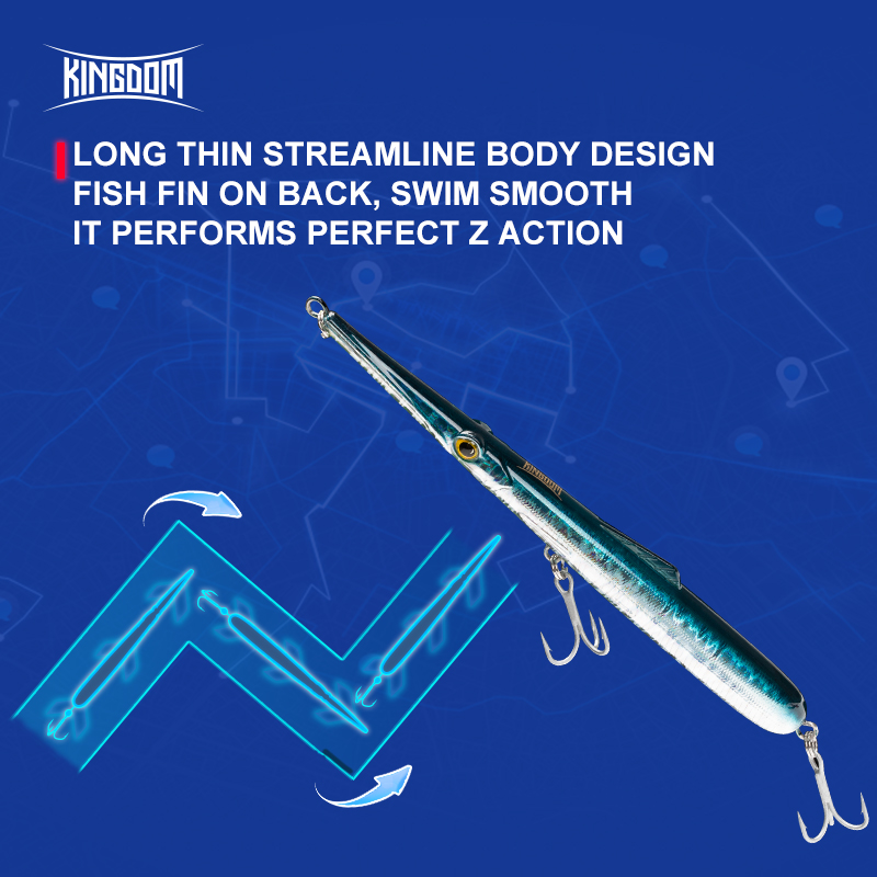 Kingdom เข็ม Stylo Long Castin - Rain Stick Percussion บทวิจารณ์และราคา