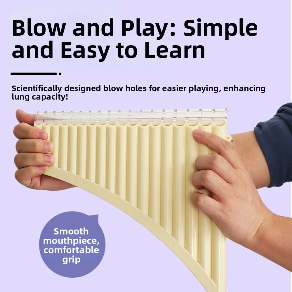 ปันไพป์ 18 ท่อลม คีย์ C ออกแบบ - Musical Instrument Easy To Learn บทวิจารณ์และราคา