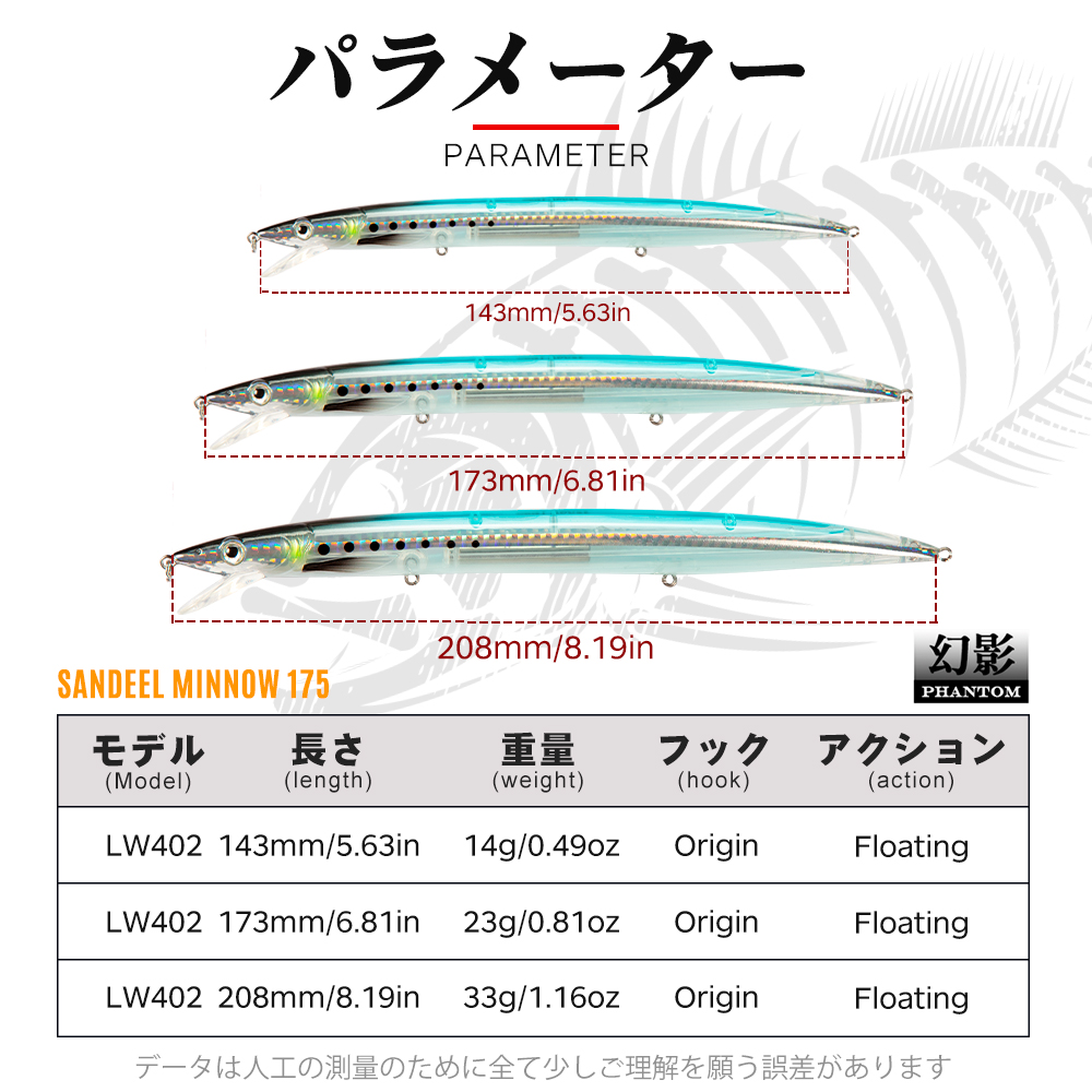 Hunthouse Sandeel Minnow Lures - Rain Stick Percussion บทวิจารณ์และราคา