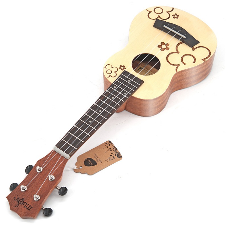 อูคูเลเล่ขนาด 21 นิ้ว ไม้สปรูซ - Musical Instrument Hawaii บทวิจารณ์และราคา