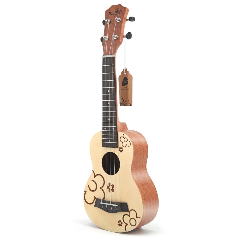 อูคูเลเล่ขนาด 21 นิ้ว ไม้สปรูซ - Musical Instrument Hawaii บทวิจารณ์และราคา