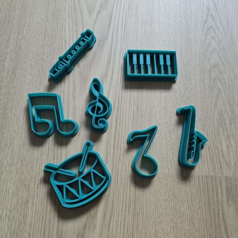 เครื่องตัดคุกกี้รูปเครื่องดนตร - Musical Instrument Symbols บทวิจารณ์และราคา
