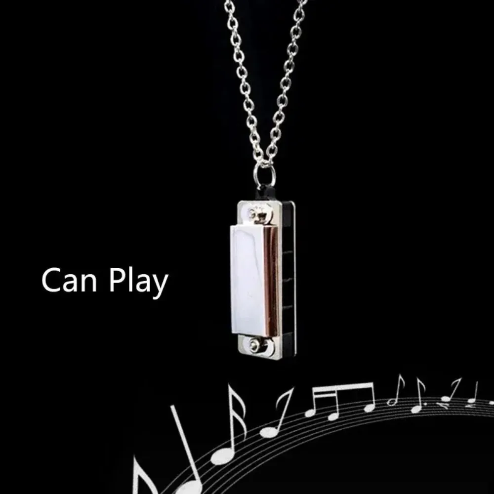 Mini Harmonica สร้อยคอผู้ชายแล - Musical Instrument You Blow บทวิจารณ์และราคา
