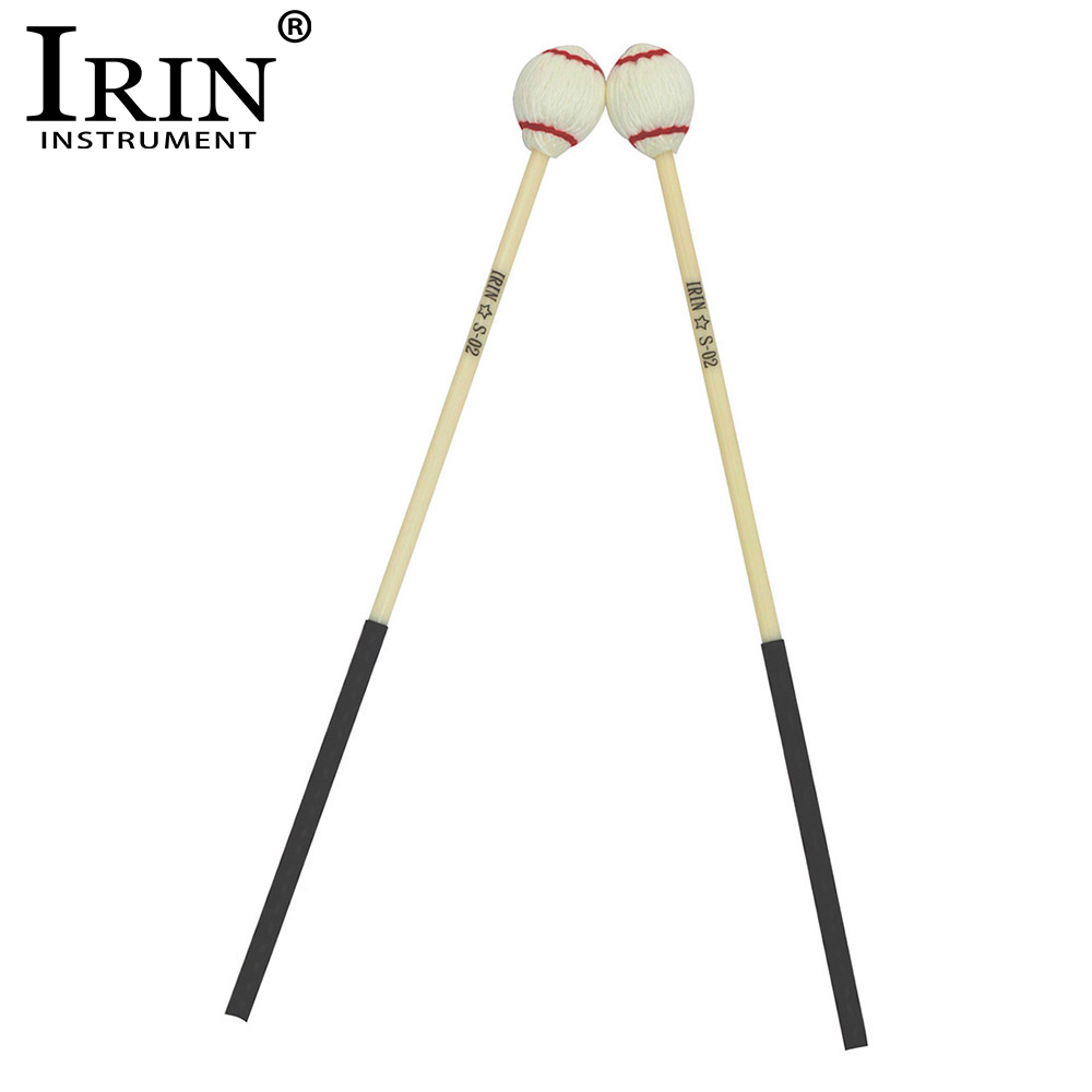 IRIN 1คู่ Marimba Mallets กลอง - Musical Instrument Glockenspiel บทวิจารณ์และราคา
