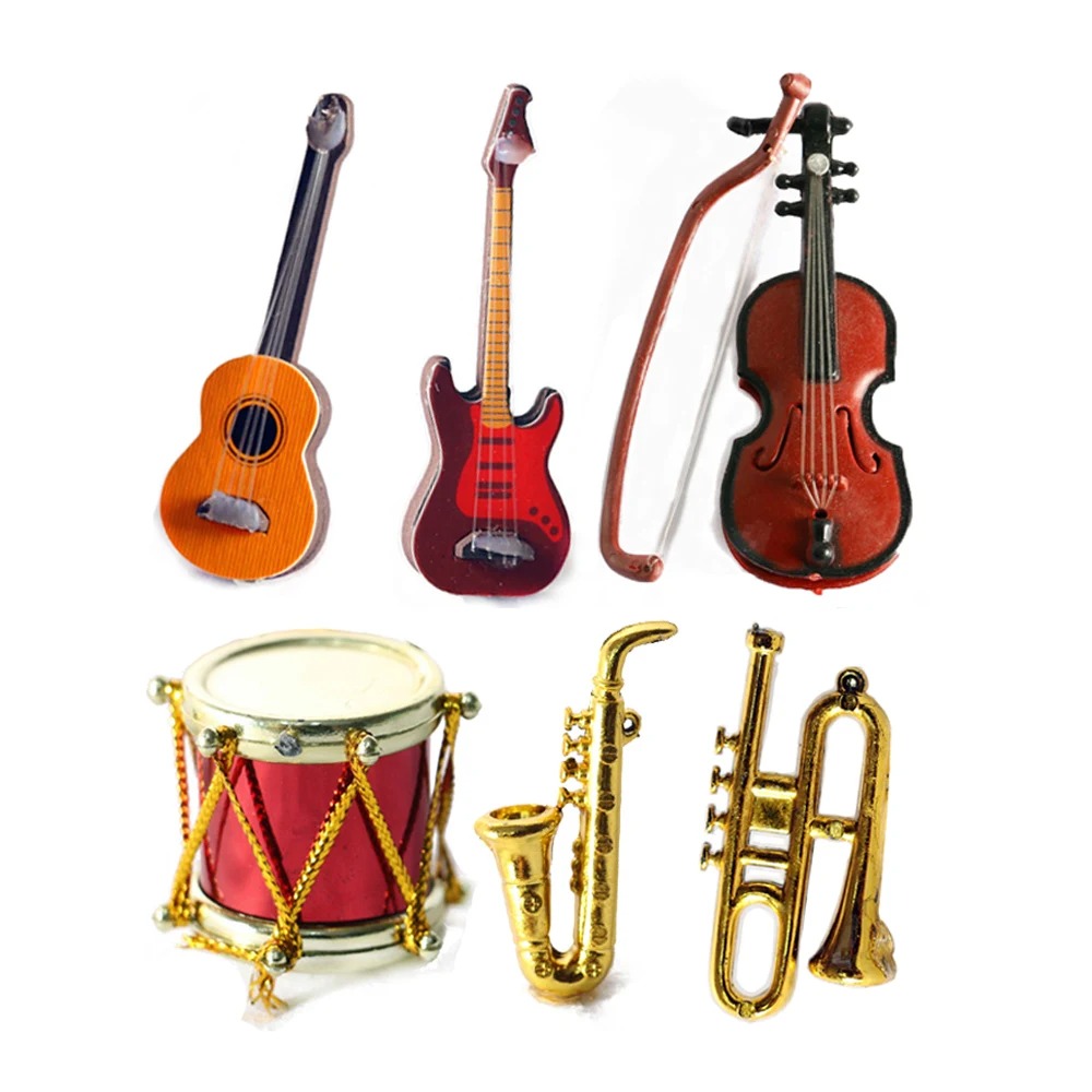 เครื่องดนตรีจำลองขนาด 1/12 สำห - Musical Instrument Manufacturers บทวิจารณ์และราคา