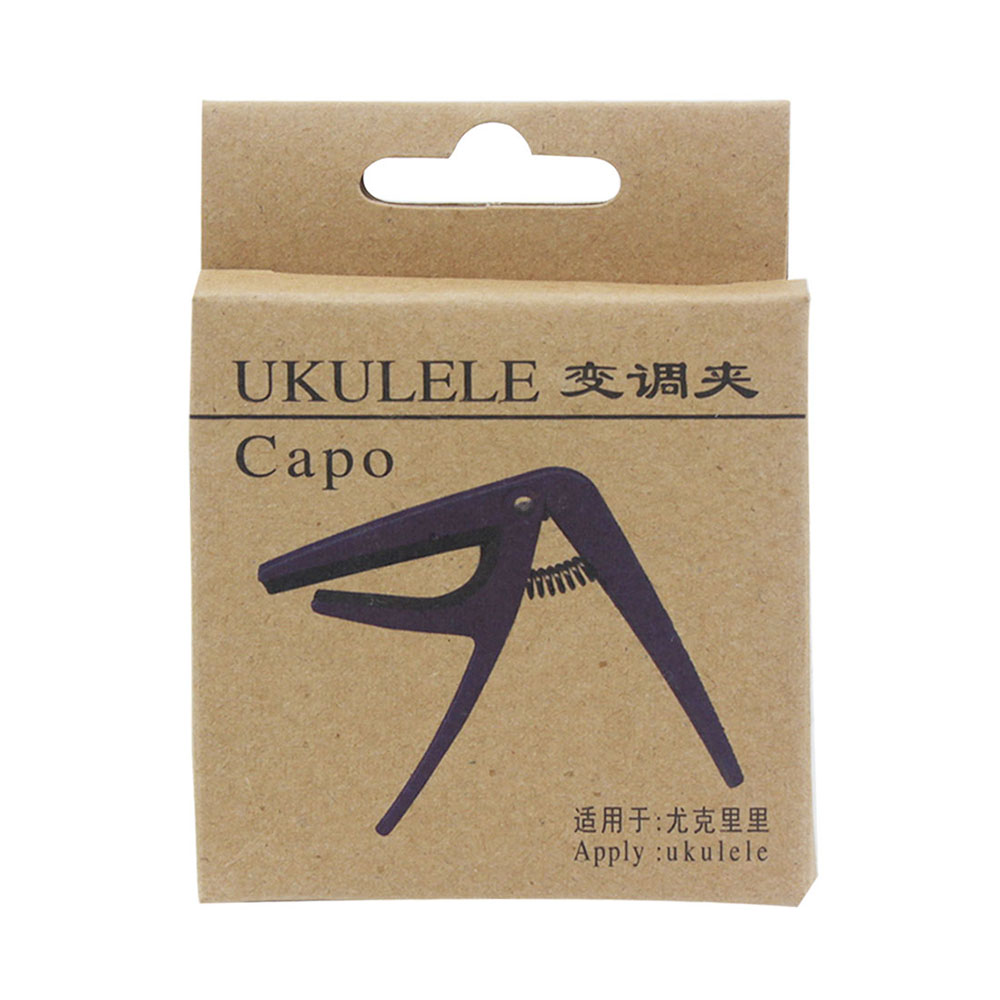 Professional สีดำ Ukulele Capo - Musical Instrument Hawaii บทวิจารณ์และราคา
