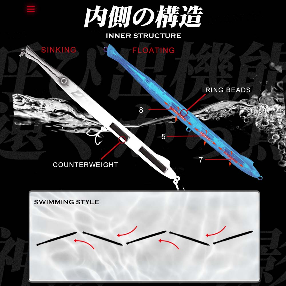 เหยื่อปลอม Hunthouse แบบดินสอ  - Rain Stick Percussion บทวิจารณ์และราคา