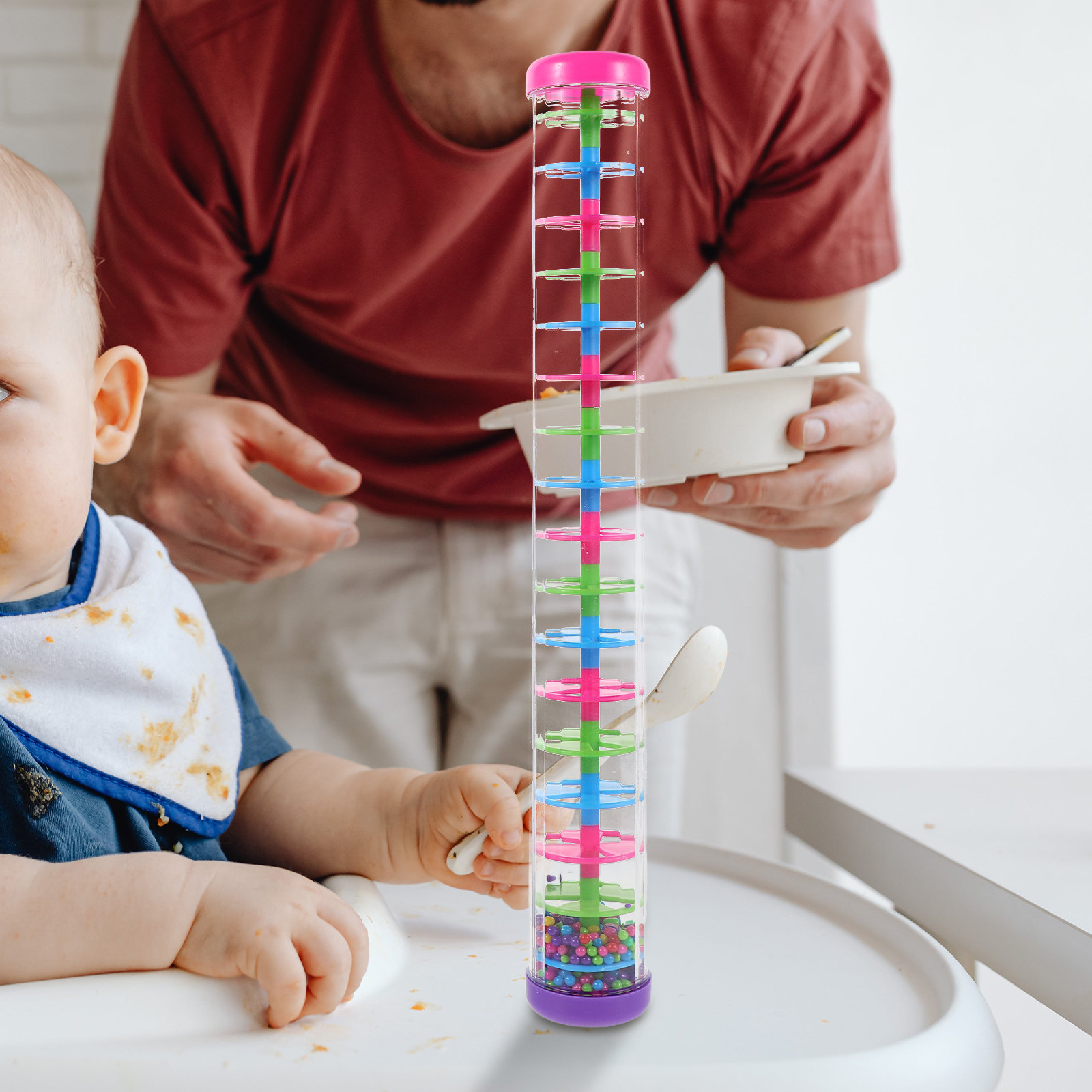 ไม้ส้อมดนตรีแบบเกลียว 2 ชิ้น ส - Rain Stick Percussion บทวิจารณ์และราคา
