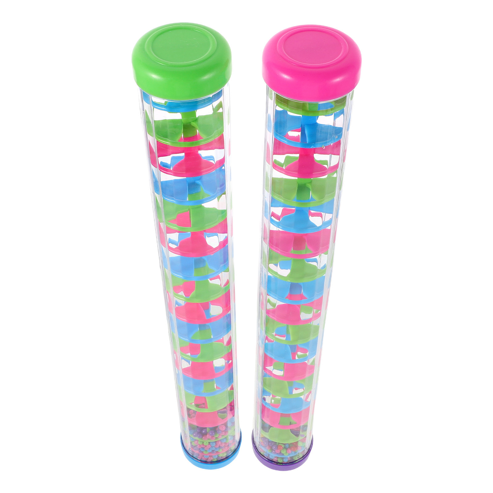 ไม้ส้อมดนตรีแบบเกลียว 2 ชิ้น ส - Rain Stick Percussion บทวิจารณ์และราคา