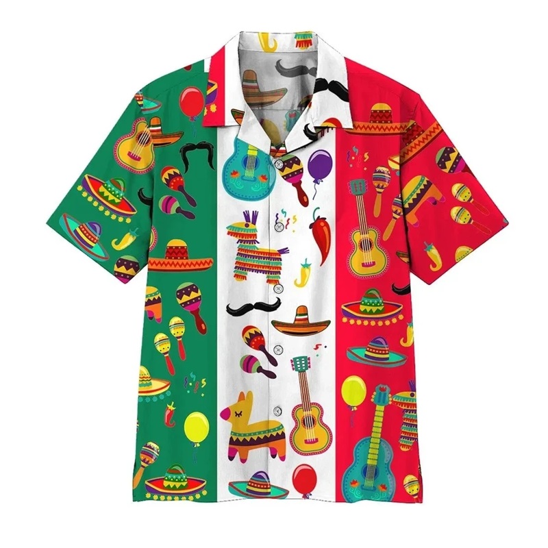 เสื้อชายหาดพิมพ์ลายกราฟิกโอคาร - Musical Instrument Hawaii บทวิจารณ์และราคา