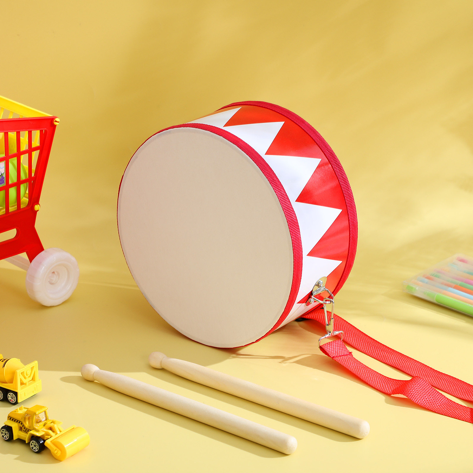 1 ชุดชุดกลองเด็ก กลองสแนร์สำหร - Musical Instrument Drawing บทวิจารณ์และราคา
