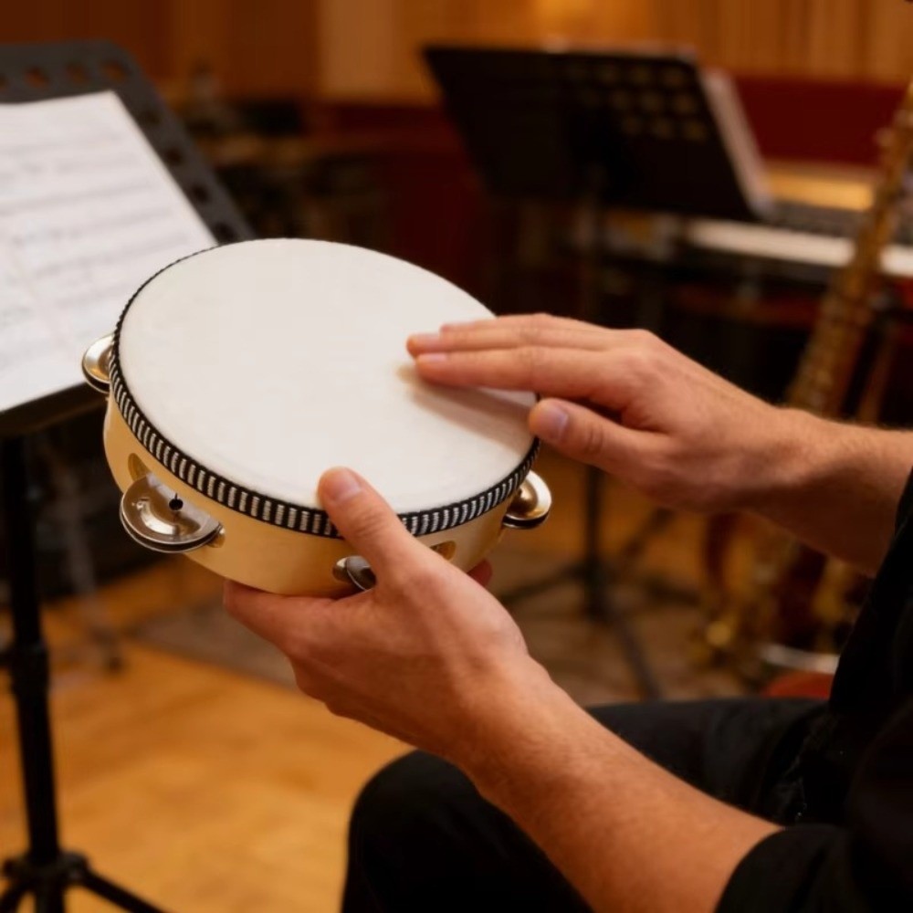 กลองมือถือขนาด 4/6/8/10 นิ้ว ท - Musical Instrument With Hand บทวิจารณ์และราคา