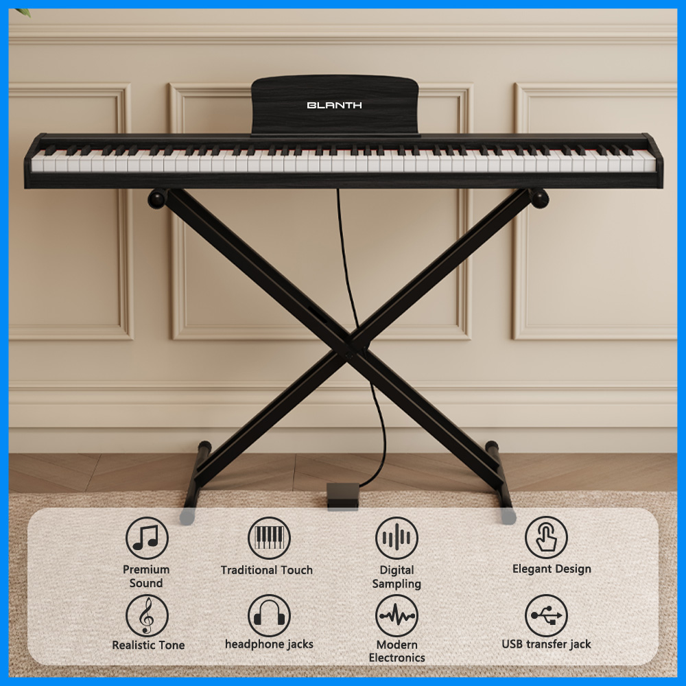 เปียโนดิจิตอลแบบพกพา 88 คีย์ ค - Musical Instrument No Touch บทวิจารณ์และราคา